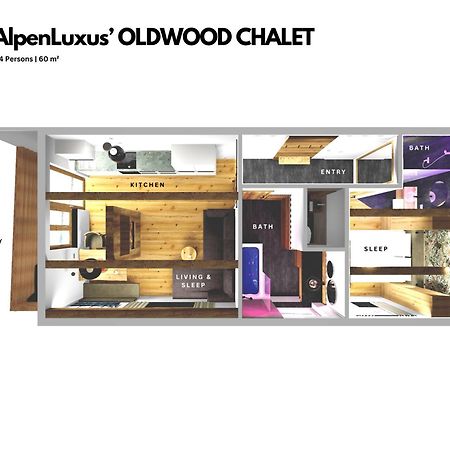 Alpenluxus Presents Oldwood Chalet - Balcony & Car Park Fügen Exterior foto